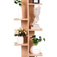 NUOVO Scaffale in Legno per Libri, 6 Livelli, Lib