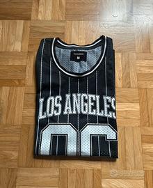 Canotta Basket Bershka Sport-Nera e Bianca-TagliaL