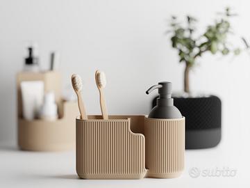 organizer da lavabo per il bagno stampato in 3d