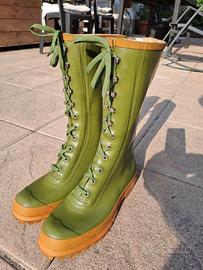 Stivali in gomma SUPERGA stringati