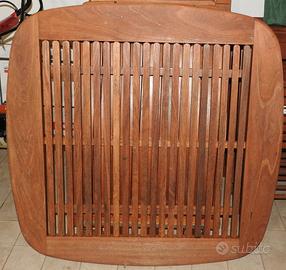 Tavolo e sedie in massello teak