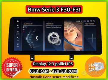 Monitor 12.3 pollici BMW SERIE 3 / 4 F30 F31
