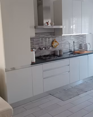 cucina moderna bianca laccata 