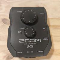 Interfaccia audio USB Zoom u-22 2in/2out