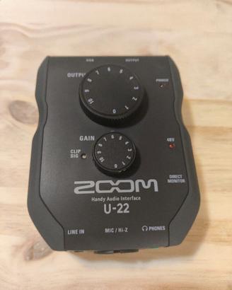 Interfaccia audio USB Zoom u-22 2in/2out