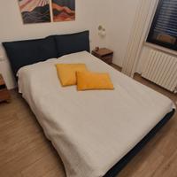 Letto matrimoniale imbottito
