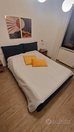 Letto matrimoniale imbottito