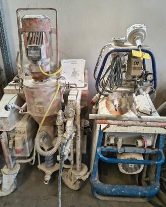 Intonacatrice PFT G4 + compressore + convogliatore