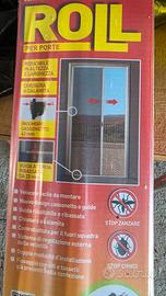 Zanzariera a rullo per porte 160x250 cm 