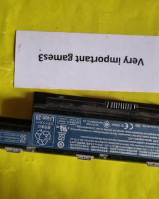 1108-Batteria PC Portatile Packard Bell AS10D31
