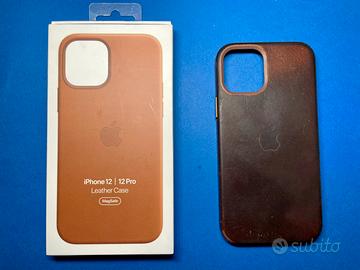 Cover pelle Originale Apple, per iphone 12/12 pro