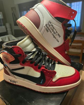 nike air jordan 1 high chicago off white 43