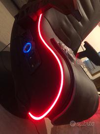 Poltrona gaming x rocker con audio subwoofwr