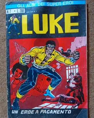Luke Cage 1  Albi dei Super Eroi 7 Corno 1973