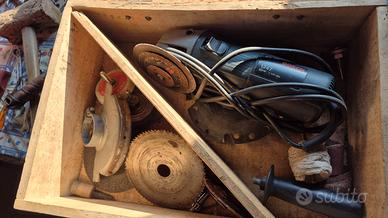 smerigliatrice funzionante