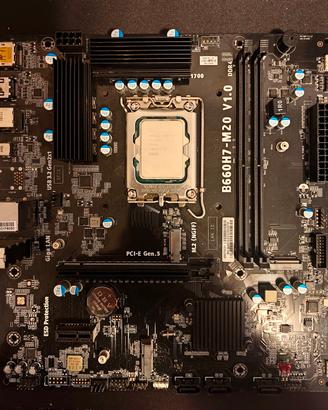 Scheda B660H7-M20 Intel i7 12700 32GB RAM DDR4 PC