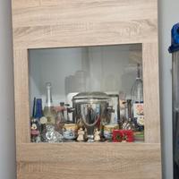 Mobile vetrina da parete