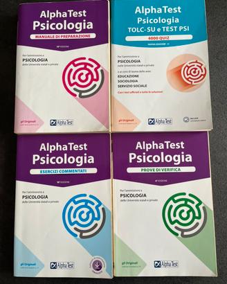 Libri AlphaTest Psicologia e Scienze Umane