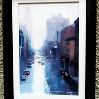 Claudio Cionini Acquerello Gouache New York