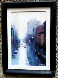 Claudio Cionini Acquerello Gouache New York