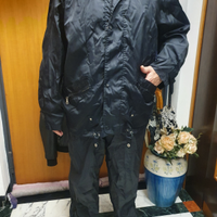 Tuta anti pioggia impermeabile moto nera