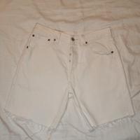 Levi's 501 93 Shorts Jeans Denim white/bianco