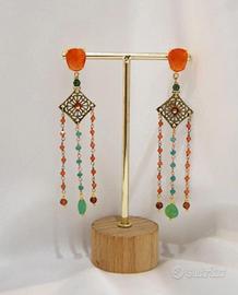 Orecchini pendenti fatti a mano