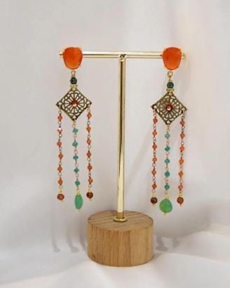 Orecchini pendenti fatti a mano