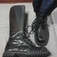 Stivali anfibi alti New Rock MILI3-1 tg. 45 metal