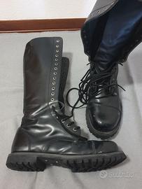 Stivali anfibi alti New Rock MILI3-1 tg. 45 metal