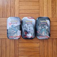 Mini Tin Eelektross Garbodor Mienshao Luce Nera Fu