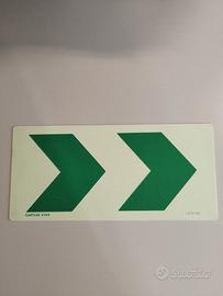 Cartello alluminio piano luminescente 