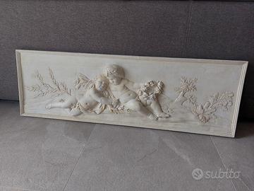 scultura in rilievo in gesso 115 x 37