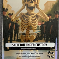 CARTA BRAINROT ALLUCINAZIONE COSMICA N.17 SKELETON