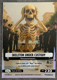 CARTA BRAINROT ALLUCINAZIONE COSMICA N.17 SKELETON