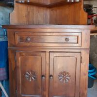 mobile angolare legno massello
