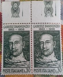 coppia G.D'Annunzio lire 30 del 1963