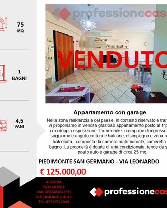 Grazioso trilocale con garage,zona residenziale