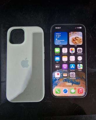 Iphone 15 verde acqua 128gb batteria 98./'
