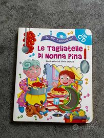 Libro cartonato Tagliatelle di Nonna Pina con CD