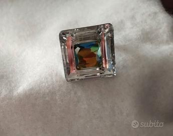 Anello regolabile in argento 925 e Svarowski