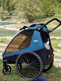 Rimorchio doppio bici thule courier