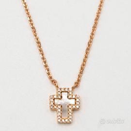 Collana Chimera donna in argento 925 ramato L.22