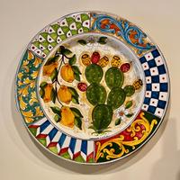 Piatto in Ceramica di Santo Stefano di Camastra