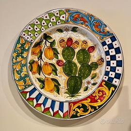 Piatto in Ceramica di Santo Stefano di Camastra