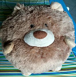 Peluche cuscino orsetto rotondo morbido