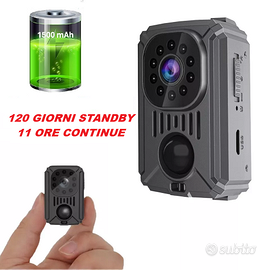 Mini Telecamera Spia Infrarossi Microcamera Auto