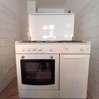 Stufa a gas REX 4 fornelli  con forno elettrico