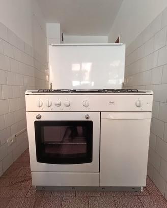 Stufa a gas REX 4 fornelli  con forno elettrico