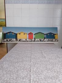 poster con casette sul mare